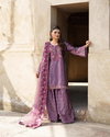 Nsr 849 Heavy Chinon Silk With 5mm Embroidery Sequence Work Top With Sharara Dupatta Suppliers In India
